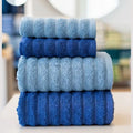 Jogo de Toalha Banhão 4 Peças Gigante 100% Algodão Excelente Absorção Habitat Wave