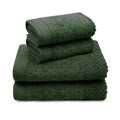 Kit 4 Peças de Toalha Pollo Cinza Minério 2 Banho 68x140 + 2 Rosto 50x75 Algodão