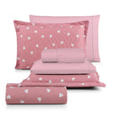 Kit Cobre Leito Senses 6 Peças 100% Algodão Colcha Piquet Estampado - 4 Cores
