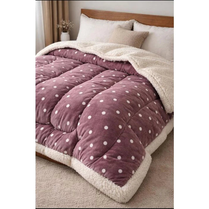 Coberdrom de Poá com Sherpa Extra Macio e Quentinho – Conforto para o Inverno