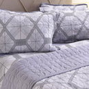 Kit Cobre Leito Casal Malha Premium 145 Fios 100% Algodão - Cinza - Donatella Casa